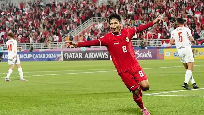 Witan Sulaeman bawa timnas Indonesia lolos 8 besar Piala Asia U-23, usai kalahkan Yordania 4-1 (PSSI)